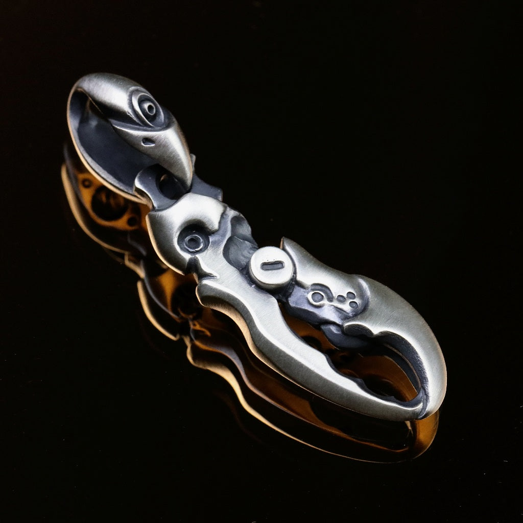 【Silver Monsters】前衛宗師日本 Glam Scale 機甲王原創設計 全新手作 機甲蟹夾吊墜