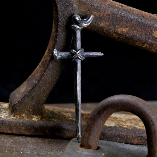 【Silver Monsters】日本一級神牌 Loud Style Design 廢土流 棺釘十字架 純銀吊墜