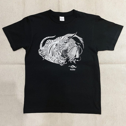 SMS獨家限定 Dual Flow 原創手繪「龍虎鬥」短袖T恤