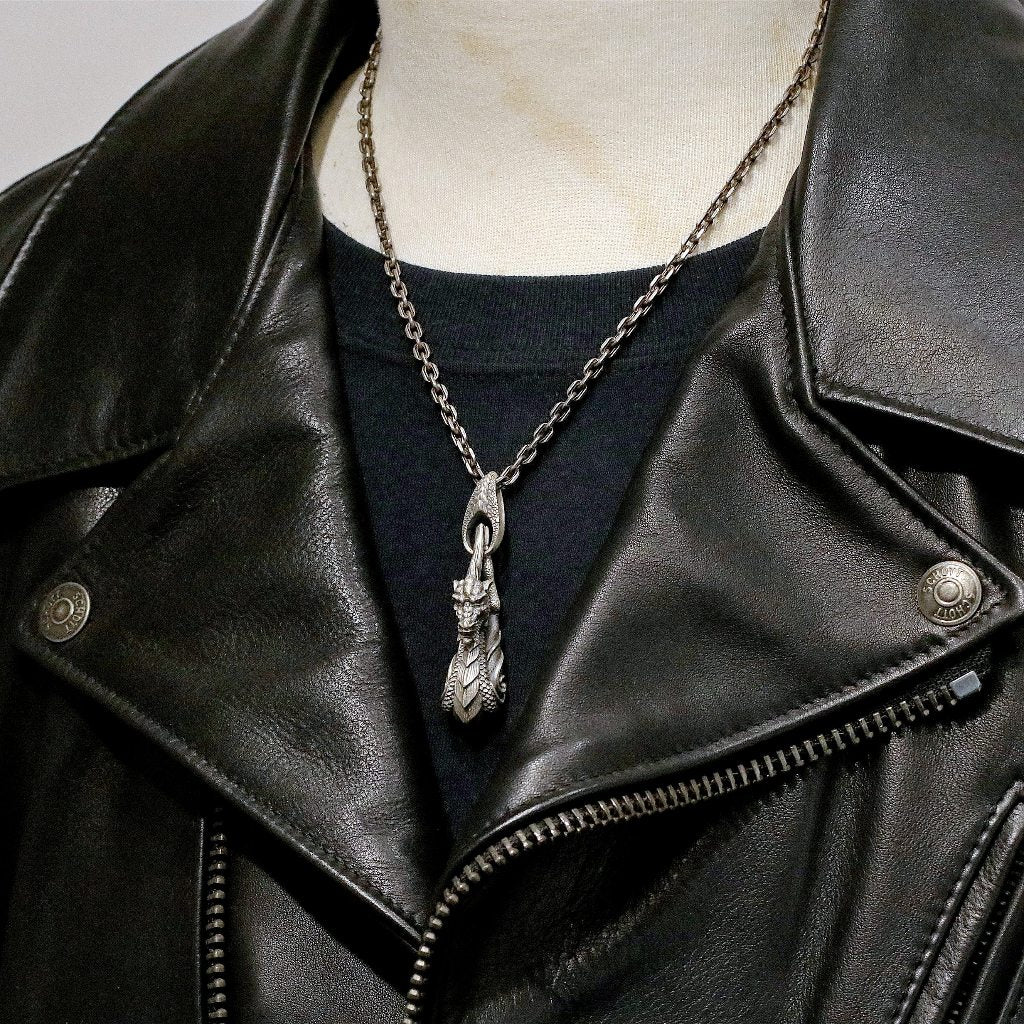 【獨家限定】日本Dual Flow與SMS九週年聯名 "龍馬麒麟"純銀吊墜