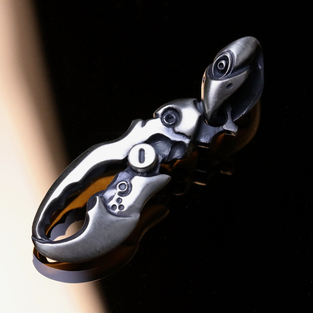 【Silver Monsters】前衛宗師日本 Glam Scale 機甲王原創設計 全新手作 機甲蟹夾吊墜
