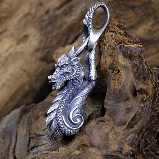 【獨家限定】日本Dual Flow與SMS九週年聯名 "龍馬麒麟"純銀吊墜