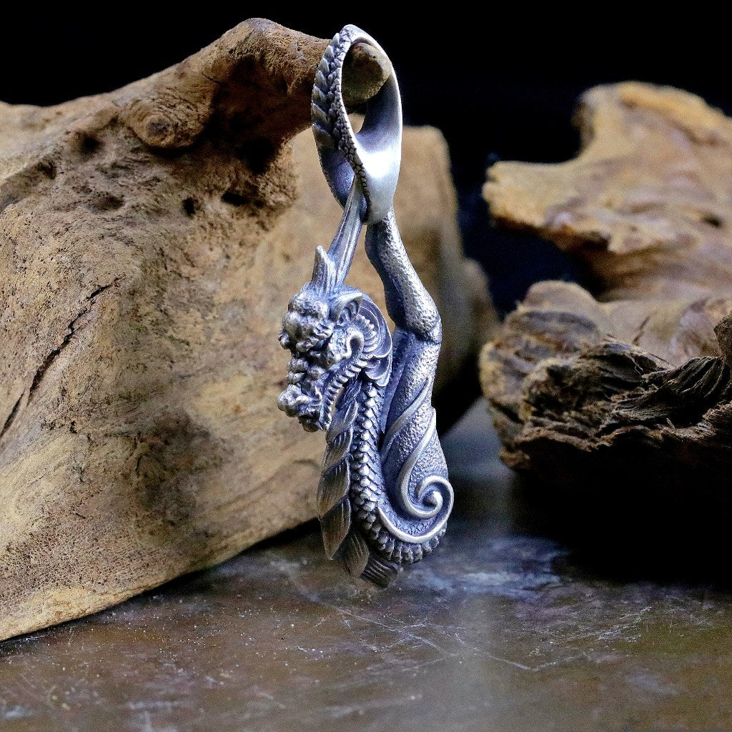 【獨家限定】日本Dual Flow與SMS九週年聯名 "龍馬麒麟"純銀吊墜