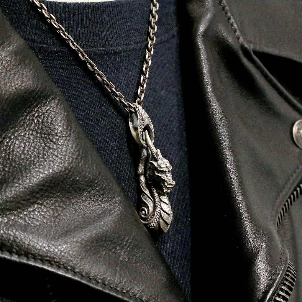 【獨家限定】日本Dual Flow與SMS九週年聯名 "龍馬麒麟"純銀吊墜