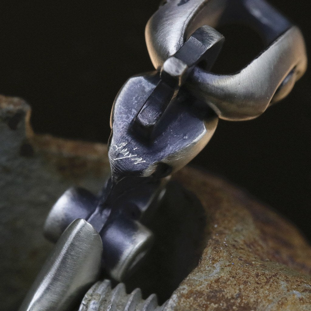 【Silver Monsters】前衛宗師日本 Glam Scale 機甲王原創設計 全新手作 機甲蟹夾吊墜