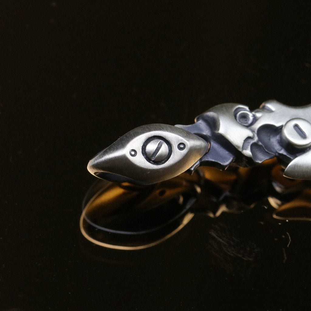 【Silver Monsters】前衛宗師日本 Glam Scale 機甲王原創設計 全新手作 機甲蟹夾吊墜