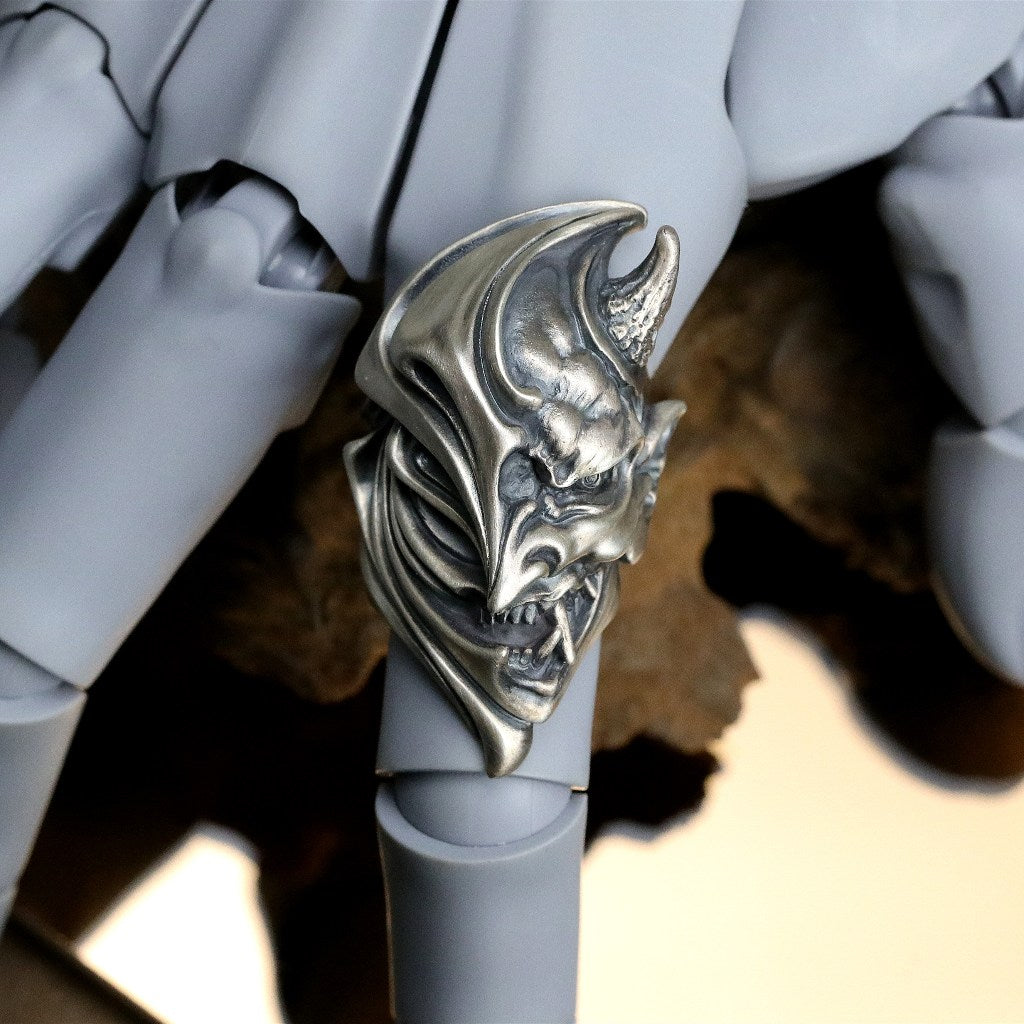 【獨家限定】《絕版品》日本DF X AN 聯名 半面般若 純銀戒指