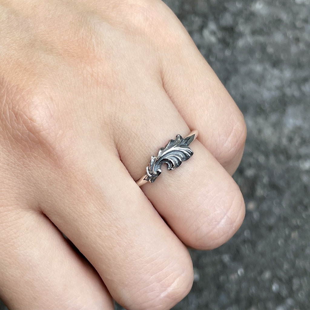 【Silver Monsters】日本一級神牌Loud Style Design × FAYDE 哥德雕花 簡約戒指S