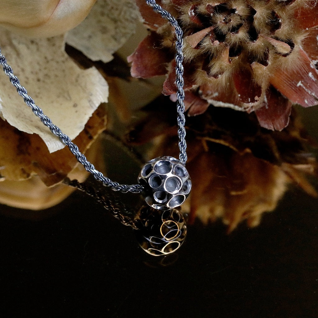 【Silver Monsters】日本前衛宗師 Glam Scale 機甲王 原創手作 深海珊瑚純銀項鍊(含鍊)