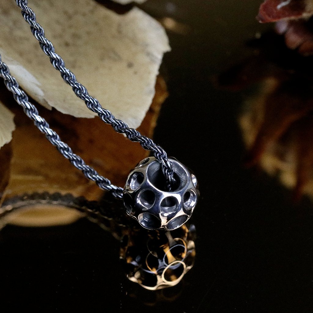 【Silver Monsters】日本前衛宗師 Glam Scale 機甲王 原創手作 深海珊瑚純銀項鍊(含鍊)