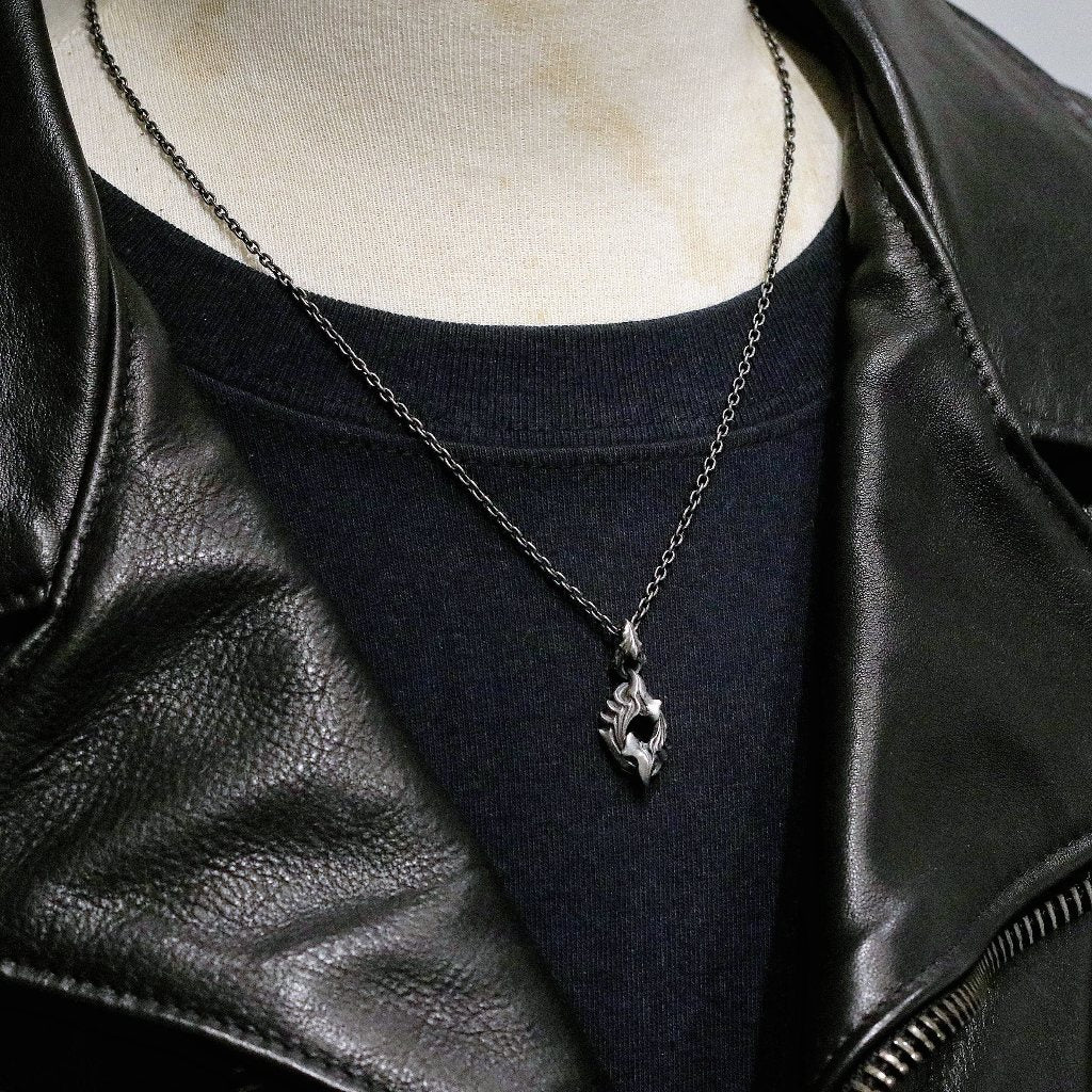 【Silver Monsters】日本前衛宗師 Glam Scale 機甲王 原創設計 海洋化石甲殼純銀吊墜 小墜