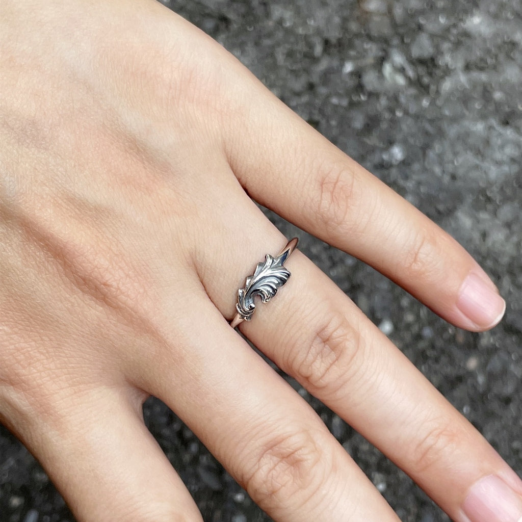 【Silver Monsters】日本一級神牌Loud Style Design × FAYDE 哥德雕花 簡約戒指S