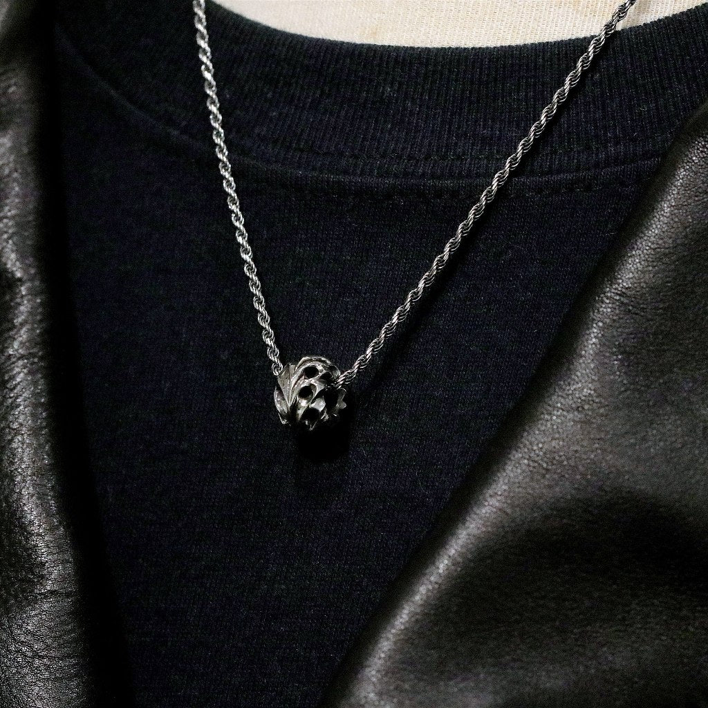 【Silver Monsters】日本前衛宗師 Glam Scale 機甲王 原創手作 深海植萃純銀項鍊(含鍊)