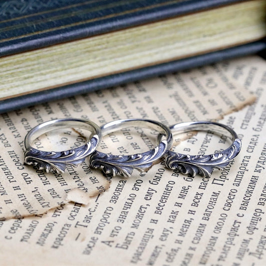 【Silver Monsters】日本一級神牌Loud Style Design × FAYDE 哥德雕花 簡約戒指M