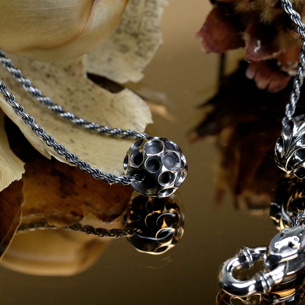 【Silver Monsters】日本前衛宗師 Glam Scale 機甲王 原創手作 深海珊瑚純銀項鍊(含鍊)