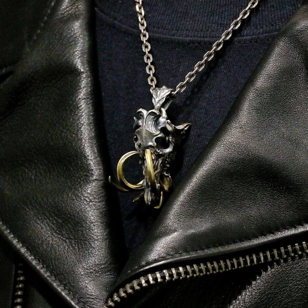 【Silver Monsters】幻獸異骸 日本 Strange Freak Designs 原創 亥年-豬 純銀吊墜