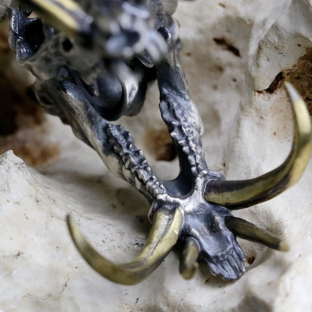 【Silver Monsters】幻獸異骸 日本 Strange Freak Designs 原創 亥年-豬 純銀吊墜